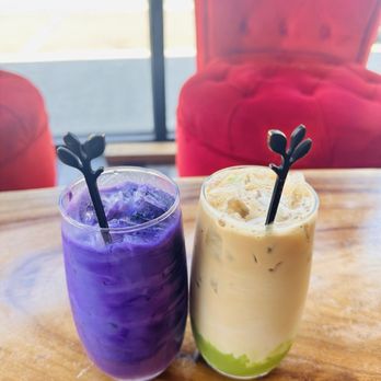 The Spoon - Ube latte, matcha coffee latte - Desserts Near Me - Stanton, California The Spoon - Ube latte, matcha coffee latte - Desserts Near Me - Stanton, California
