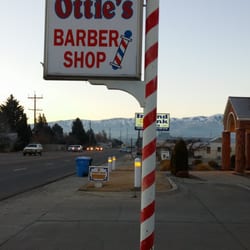 Ottie's Barber Shop - Sign in front of shop