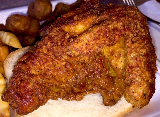 Moore's Spicy Fried Chicken by null