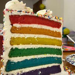 6 Layer Rainbow Cake 6 Layer Rainbow Cake