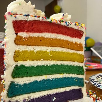 The Cupcake Shoppe - 6 Layer Rainbow Cake - Bakeries Near Me - Hayward, California The Cupcake Shoppe - 6 Layer Rainbow Cake - Bakeries Near Me - Hayward, California