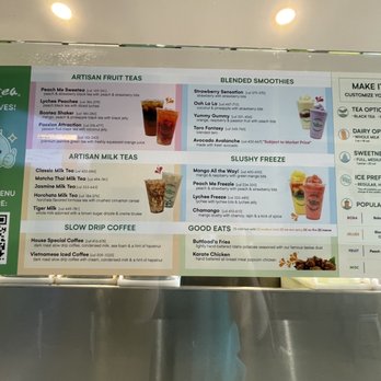 Tastea - Menu - Coffee & Tea Near Me - Alhambra, California