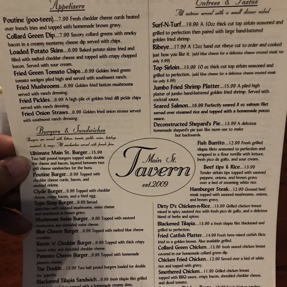 Main Street Tavern - American Near Me - Montevallo, Alabama Main Street Tavern - American Near Me - Montevallo, Alabama