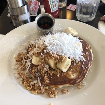 Bea Bea's - Banana Macadamia coconut pancakes! Yum! - Coffee & Tea Near Me - Burbank, California
