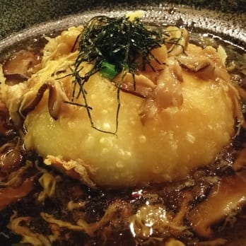 Kinjiro - Kinjiro Agedashi Homemade Tofu, Mushroom Ankake Sauce - Izakaya Near Me - Los Angeles, California Kinjiro - Kinjiro Agedashi Homemade Tofu, Mushroom Ankake Sauce - Izakaya Near Me - Los Angeles, California