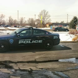 Carol Stream Police Department - I had no idea the police are excluded from the "no parking" ordinance while having lunch! And yes, he was eating, not working.
