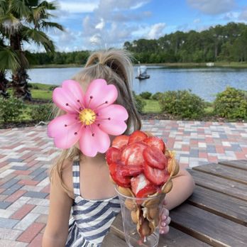 Aloha Waffle Bar - Waffle with strawberries and ice cream - Coffee & Tea Near Me - Jacksonville, Florida Aloha Waffle Bar - Waffle with strawberries and ice cream - Coffee & Tea Near Me - Jacksonville, Florida