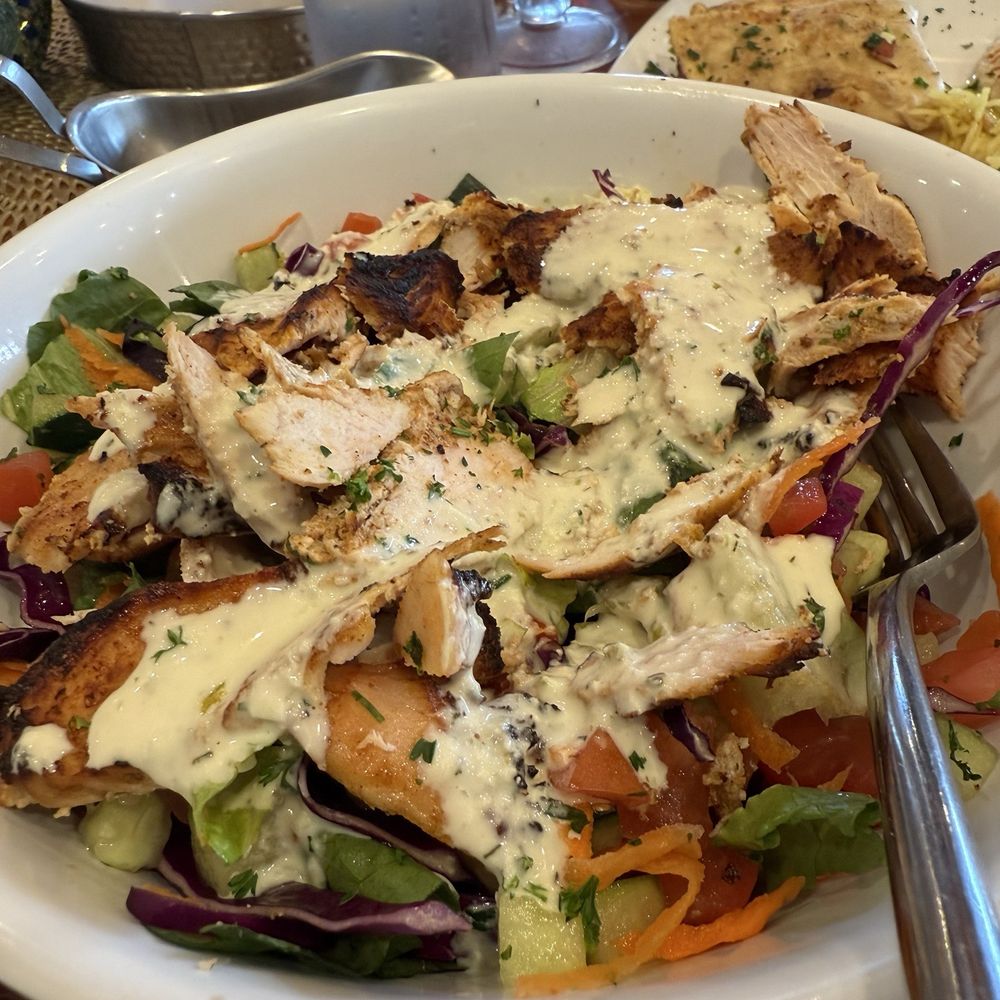Zara’s Mediterranean Kitchen - Fattoush Salad with Chicken Shawarma Meat - Mediterranean Near Me - Spring, Texas Zara’s Mediterranean Kitchen - Fattoush Salad with Chicken Shawarma Meat - Mediterranean Near Me - Spring, Texas