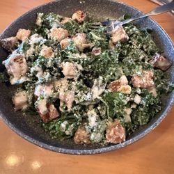 The Broken Crust - Kale Caesar salad. This was delicious!