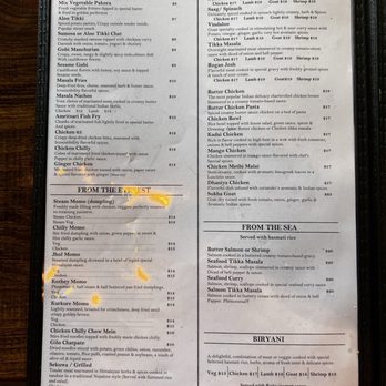 White Tiger Indian Restaurant - Menu - Indian Near Me - Richmond, Virginia