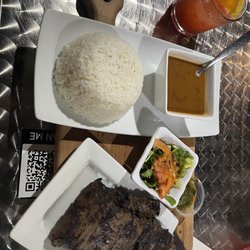 Condado Bar & Grill - Churrasco with rice & beans