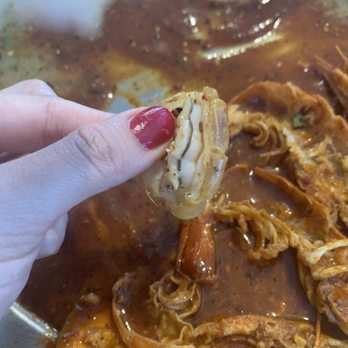 Seafood Islitas de Nayarit - This is the picture of the shrimp that has shrimp poop still in it - Mexican Near Me - North Highlands, California