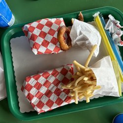 Dash Inn - Onion rings and French fries