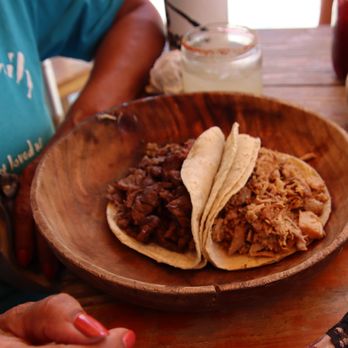 El Itacate - Sirloin steak and Carnitas Tacos - a LOT of meat! - Tacos Near Me - Sayulita, NAY