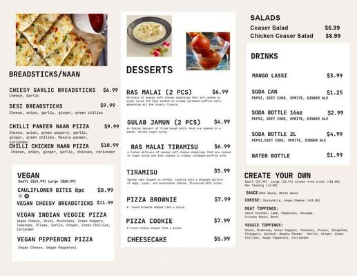 Menu photo 2 Pizza Bites Somerset, NJ