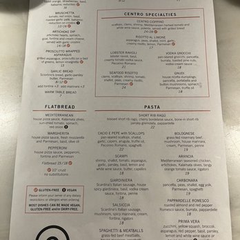 Centro Café - Menu - Italian Near Me - Milwaukee, Wisconsin Centro Café - Menu - Italian Near Me - Milwaukee, Wisconsin