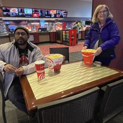 Cinemark Dayton South 16 + XD - Waiting for them to finish cleaning the theatre