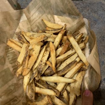 Wingstop - Heavy in the seasoning fries.. so much so that my husband asked if they were Lemon pepper flavored - Chicken Wings Near Me - Compton, California Wingstop - Heavy in the seasoning fries.. so much so that my husband asked if they were Lemon pepper flavored - Chicken Wings Near Me - Compton, California