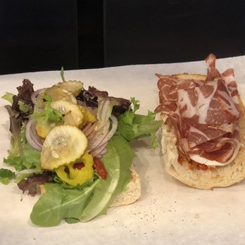 Alimento - The Calabrese Sandwich - such good ingredients - Italian Near Me - San Francisco, California