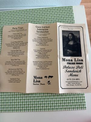 Menu photo 2 Mona Lisa Cucina Huntington Beach, CA Menu photo 2 Mona Lisa Cucina Huntington Beach, CA