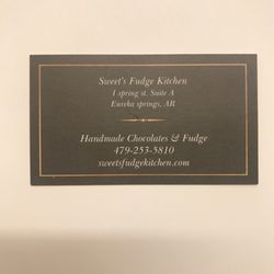 Sweet's Fudge Kitchen - Correct Address