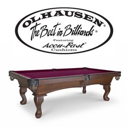 Premium Spas & Billiards - Olhausen - American made hardwood pool tables