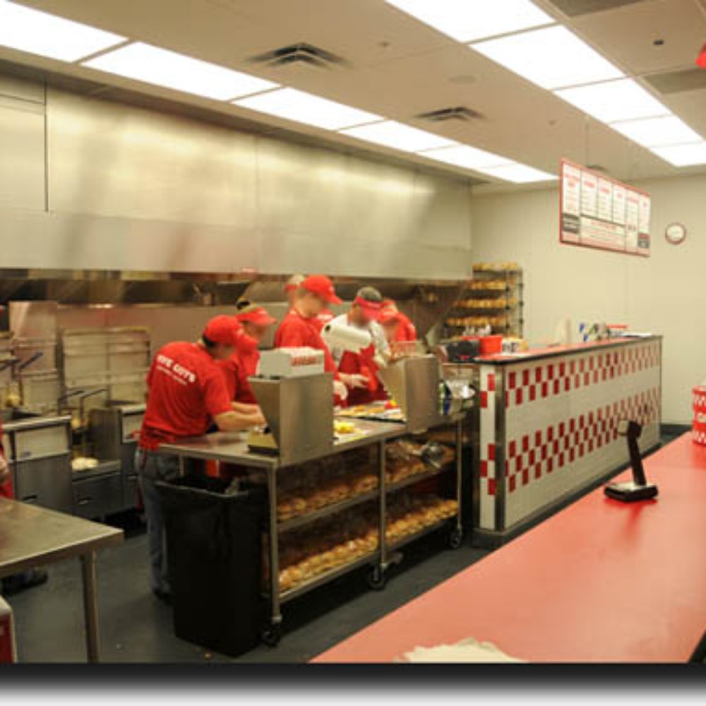 Five Guys - the kitchen of a fast food restaurant - Hot Dogs Near Me - Erie, Pennsylvania Five Guys - the kitchen of a fast food restaurant - Hot Dogs Near Me - Erie, Pennsylvania