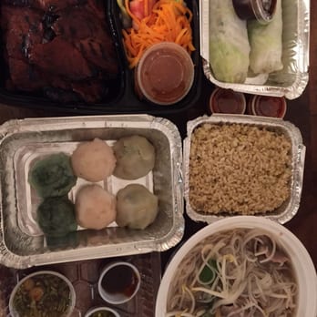 Saiguette - Summer rolls, pork shoulder, assorted moon dumplings, raw beef and brisket pho ~$40 including tip for delivery - Vietnamese Near Me - Manhattan, New York Saiguette - Summer rolls, pork shoulder, assorted moon dumplings, raw beef and brisket pho ~$40 including tip for delivery - Vietnamese Near Me - Manhattan, New York