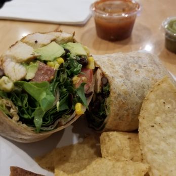HS Green - Chicken Wrap...yum! - Salad Near Me - Houston, Texas