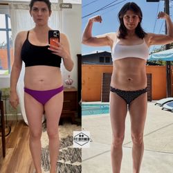 Nurse Angela's transformation here at Fit Defined Personal Training