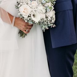 Aster's Floral Shop - One of the many arrangements Jim made for my big day!