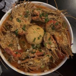 Langostinos Al Mojo De Ajo