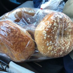Yesterday's bagels....bargain! Yesterday's bagels....bargain!