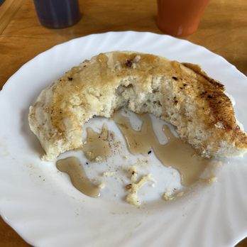 Chickadee Cottage Cafe - Best Flapjacks EVER (apologies for the half eaten pic!) - Cafes Near Me - Lake City, Minnesota Chickadee Cottage Cafe - Best Flapjacks EVER (apologies for the half eaten pic!) - Cafes Near Me - Lake City, Minnesota