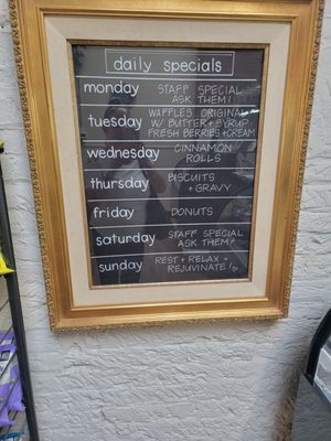 Menu photo 1 Caffeinated Colusa, CA