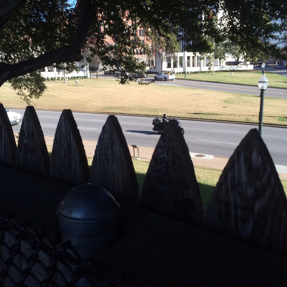 Dealey Plaza - Behind the fence on the grassy knoll - Landmarks & Historical Buildings Near Me - Dallas, Texas Dealey Plaza - Behind the fence on the grassy knoll - Landmarks & Historical Buildings Near Me - Dallas, Texas