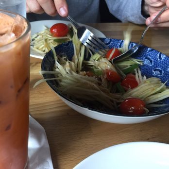 Birdseye Kitchen - Papaya salad at 3 heat - Vietnamese Near Me - Encinitas, California