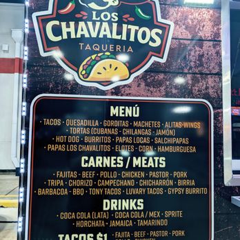 Taqueria Los Chavalitos - Menu - Tacos Near Me - Houston, Texas Taqueria Los Chavalitos - Menu - Tacos Near Me - Houston, Texas