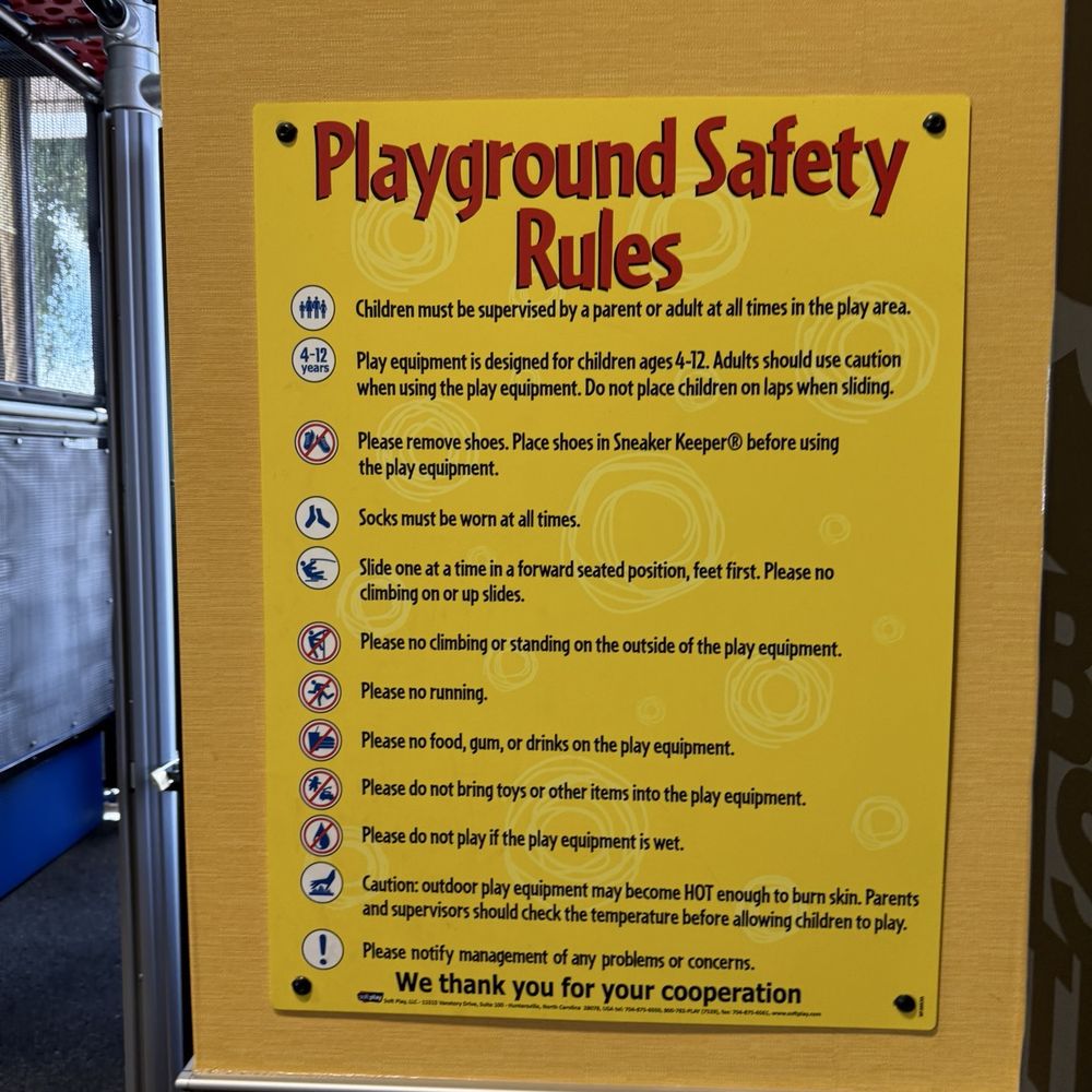 Playground rules note 4-12 years old Playground rules note 4-12 years old