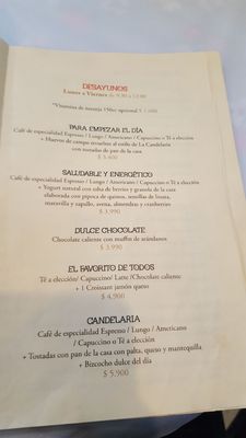Menu photo 4 Café de la Candelaria Santiago, RM Menu photo 4 Café de la Candelaria Santiago, RM