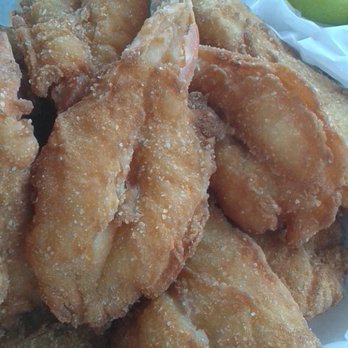 Shrimp House - Fisherman's Delight: 6 Jumbo Shrimp, 6 Fish Filet, 2 tartar, 2 cocktail sauce. $29.75 - Seafood Near Me - Arcadia, California
