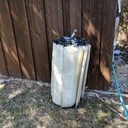 DE Filter after cleaning