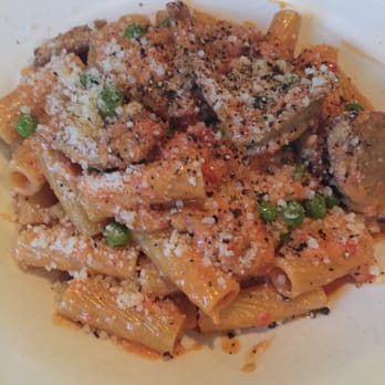 Verona Restaurant - Rigatoni with sweet sausage & vodka sauce with a lot of fresh pepper (my choice).  Very tasty - Italian Near Me - Randolph, New Jersey