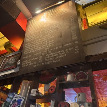 J.G. Melon - The blackboard menu!! - American Near Me - New York, New York J.G. Melon - The blackboard menu!! - American Near Me - New York, New York