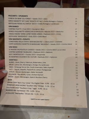 Menu photo 7 City House Nashville, TN