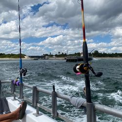 Barjack Fishing - Leaving the inlet.