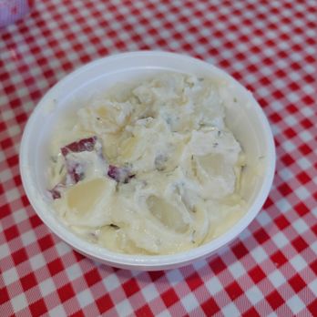 Down South Barbeque - Love potato salad, especially when it has a little bit of horse radish - Barbeque Near Me - Foley, Alabama Down South Barbeque - Love potato salad, especially when it has a little bit of horse radish - Barbeque Near Me - Foley, Alabama