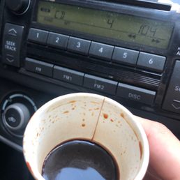 Soy sauce-looking "espresso"