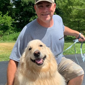 Hudson Valley DogWatch - Dave with Nugget the Golden Retriever, one of our many happy dog customers! - Pet Services Near Me - Cornwall-on-hudson, New York Hudson Valley DogWatch - Dave with Nugget the Golden Retriever, one of our many happy dog customers! - Pet Services Near Me - Cornwall-on-hudson, New York