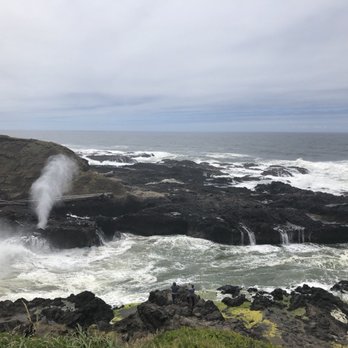 Cape Perpetua Scenic Area - Spouting horn sounds even better than it looks. - Hiking Near Me - Yachats, Oregon Cape Perpetua Scenic Area - Spouting horn sounds even better than it looks. - Hiking Near Me - Yachats, Oregon